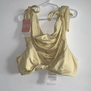 Pepper Swim Yellow Bikini Top